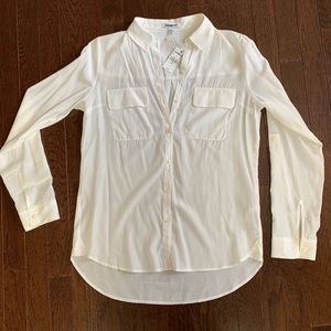 NWT Express long sleeve button down shirt